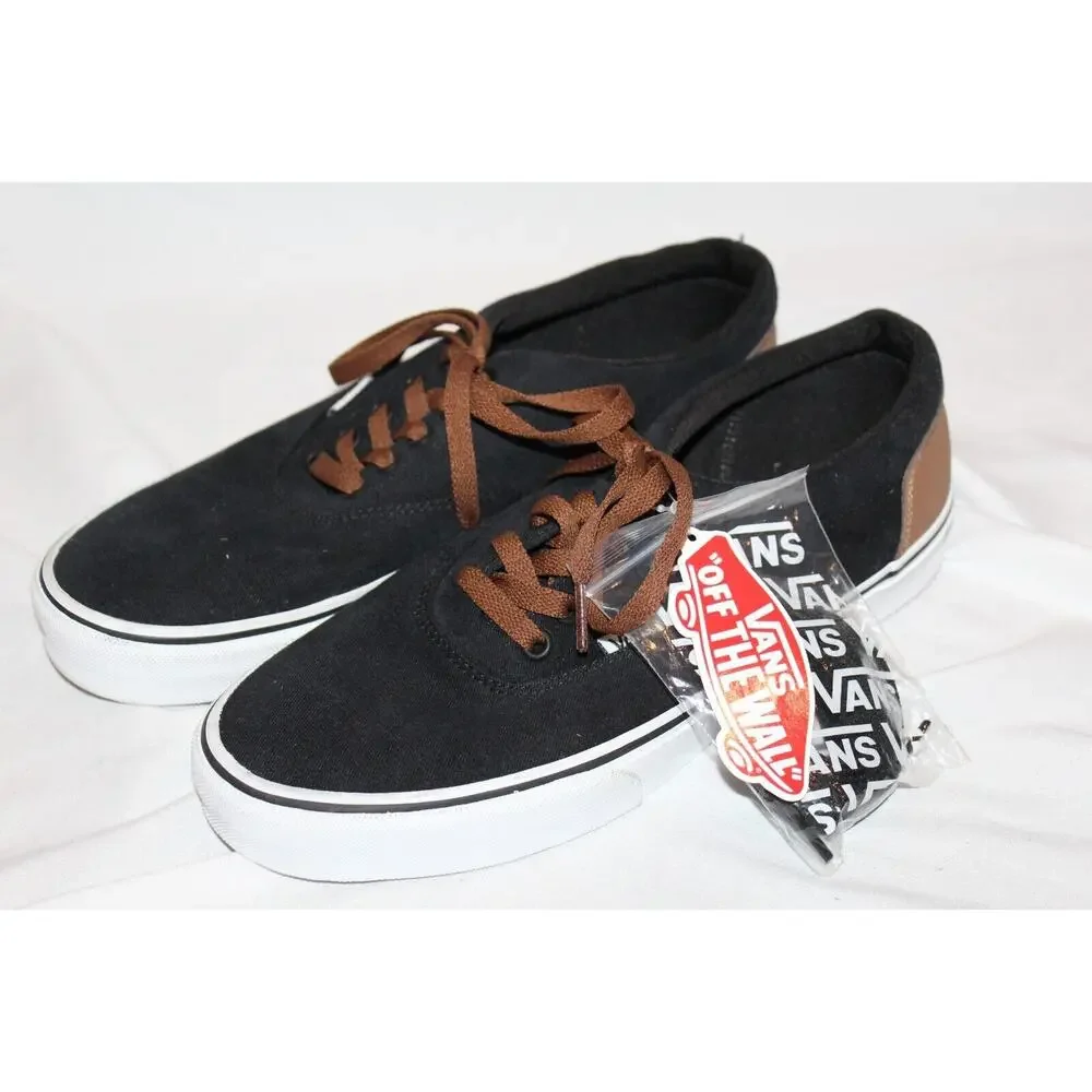 New‎ VANS Men's Casual Sneakers Black Grey Canvas Doheny Black Brown